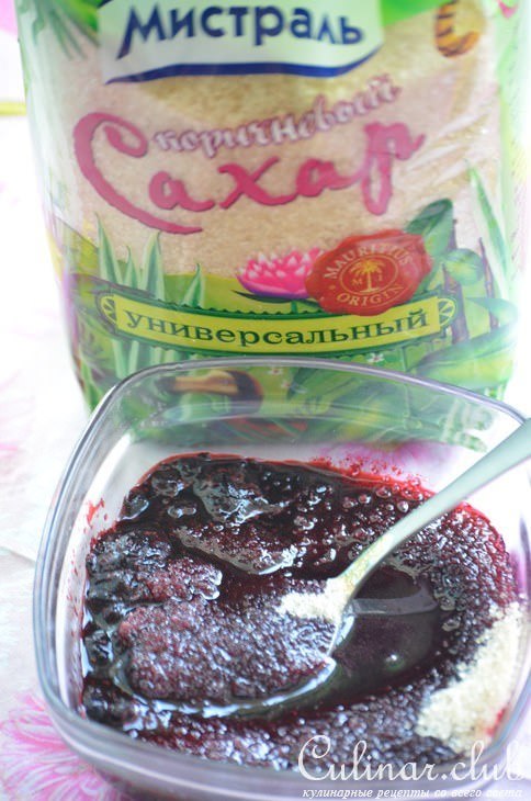 Коктейль с черникой