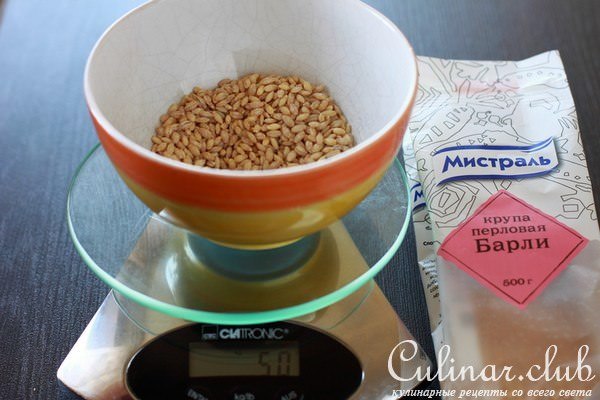 Barley water. Ячменная вода