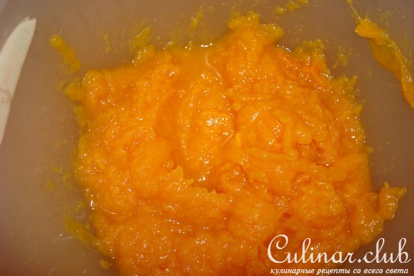 ОЛАДЬИ ИЗ ТЫКВЫ С КУРАГОЙ