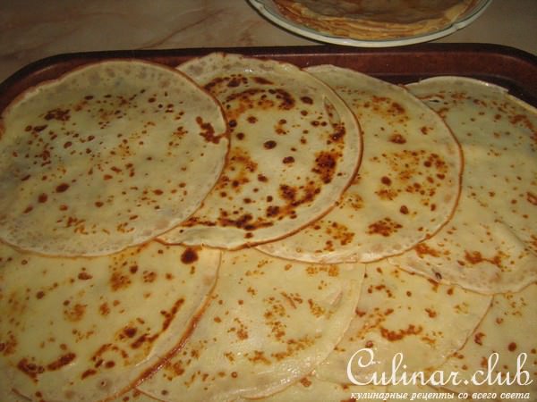 Блинчатый рулет,шоколадный.