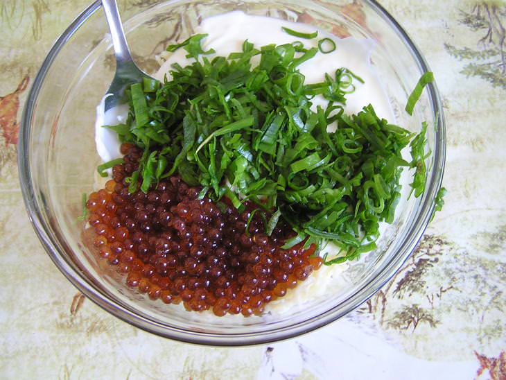Блинчики с икрой «Курсантские».