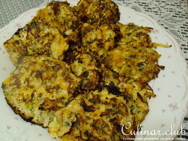 Оладьи с морковью и кабачками БЕЗ муки