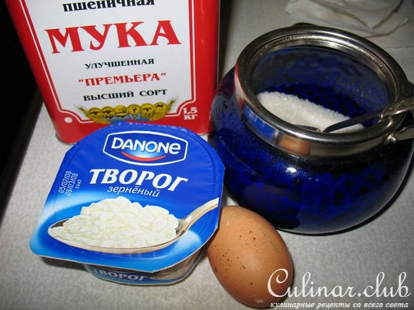Оладьи из "Домашнего сыра". Вариант.