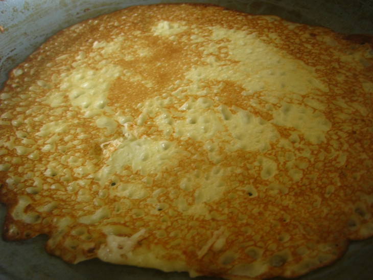 Заварные блины на молоке