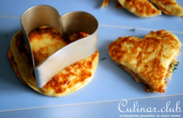 Оладьи с сыром для любимых