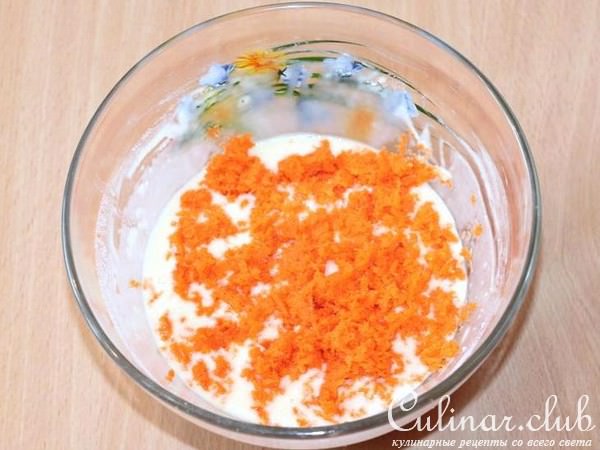 Блинные розы с морковью