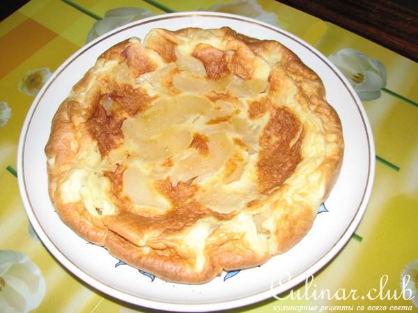 Германская оладья с яблоками