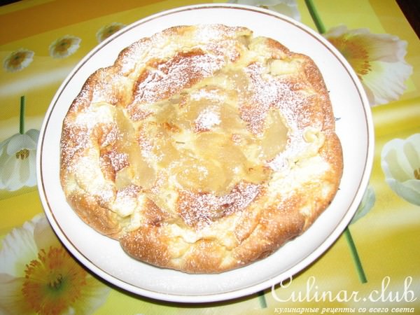 Германская оладья с яблоками