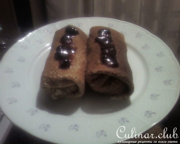 блинчики с яблоками