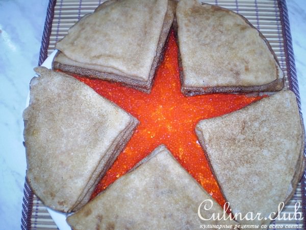 Вариант подачи блинов