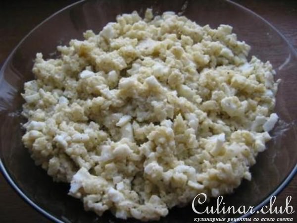Блинчики с куриными сердечками и желудочками