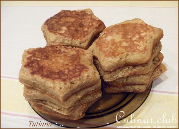 Оладьи ОВСЯНЫЕ на сыворотке с изюмом