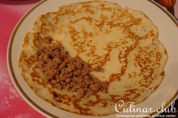 Блинчики с начинкой (налистники).