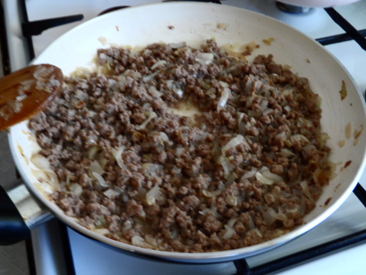 Заварные блинчики с мясом(любовь с детства)