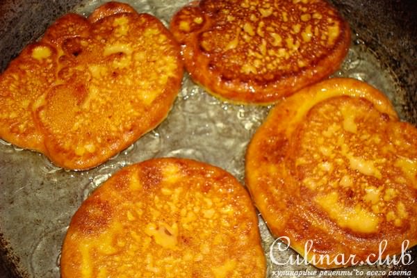 ОЛАДЬИ ИЗ ТЫКВЫ С КУРАГОЙ