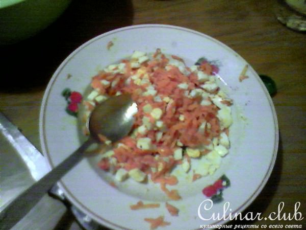 Блинчики с морковью и яйцом (по-иордански)