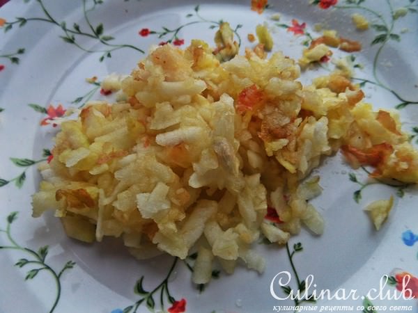 Блины с яблочным припёком