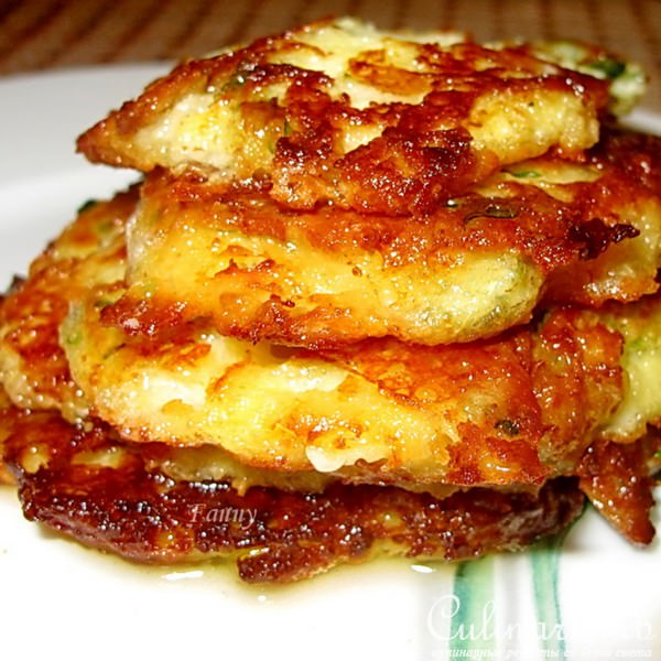 Оладьи с цуккини и моцареллой (fritelle di zucchine e moccarella)