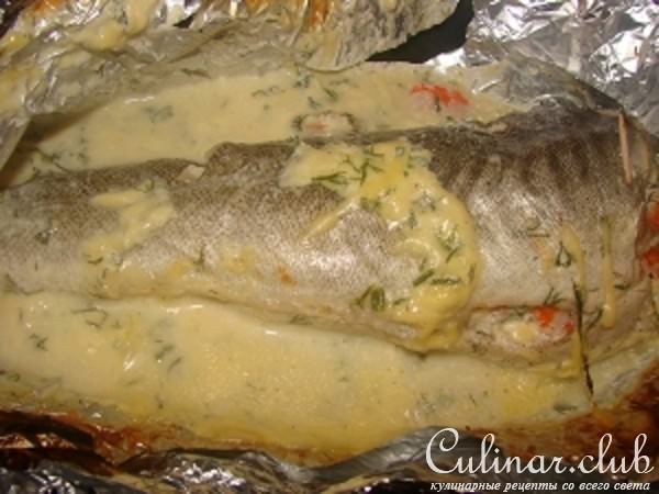 Треска с начинкой