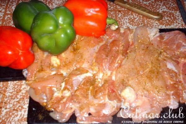 Курино-овощная лазанья