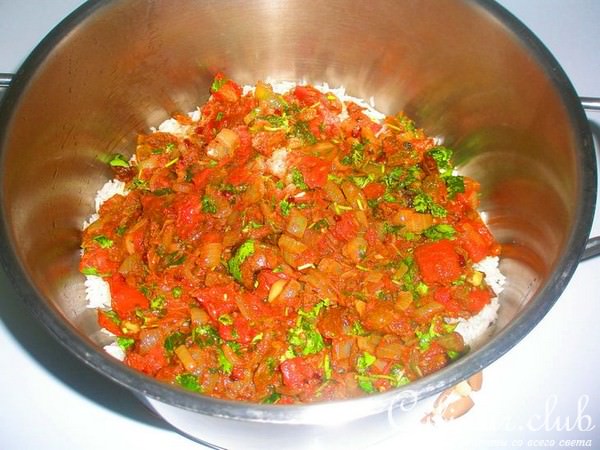 Брияни с курицы