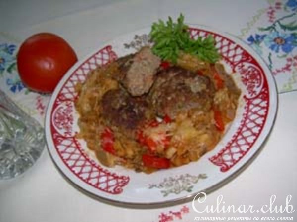 Котлетки с овощами
