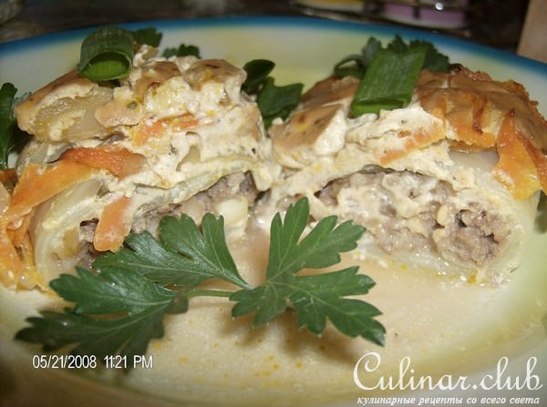 Голубцы с перловкой и сыром