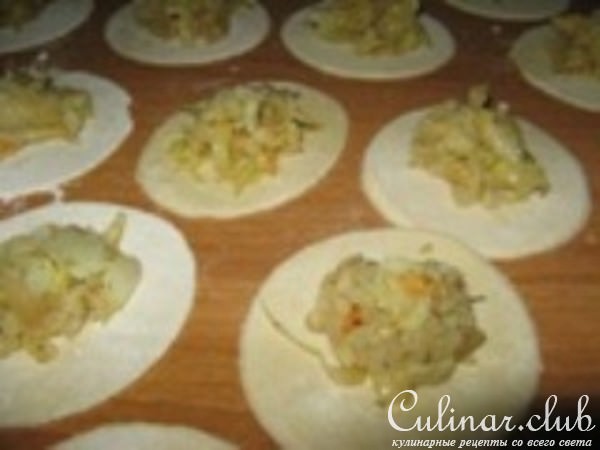Вареники с капустой и картошкой