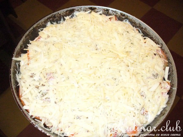 Запеканка " Рыбка по королевски"