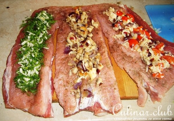 Рулет мясной сложносочиненный