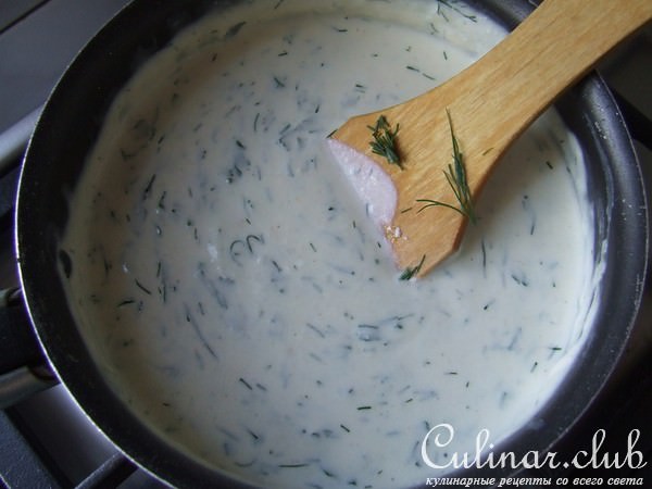 стейки форели с сырным соусом