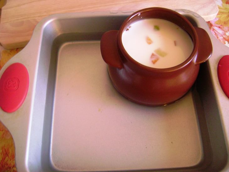 Каша пшенная с тыквой, томленая в горшочках. Русская кухня.