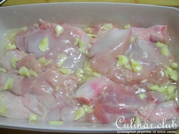 "Веера" из куриных ножек