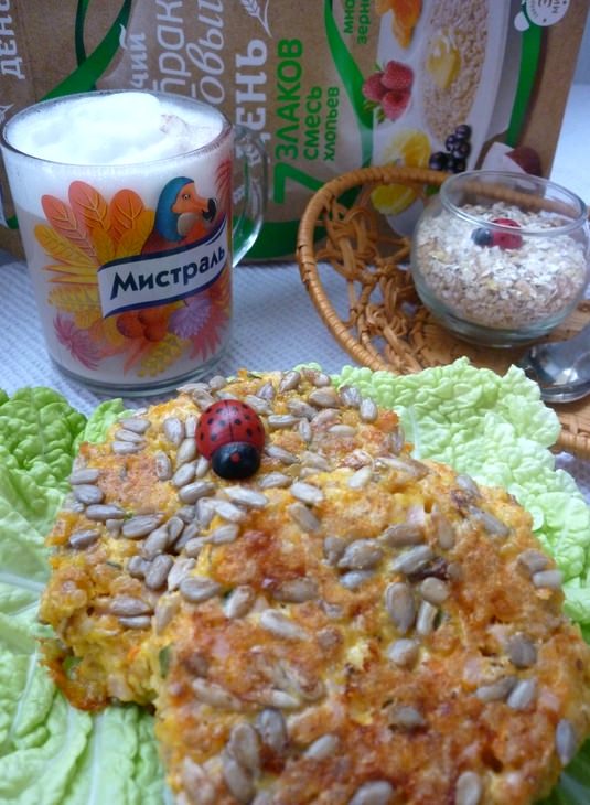 Утренние морковно-творожные котлеты