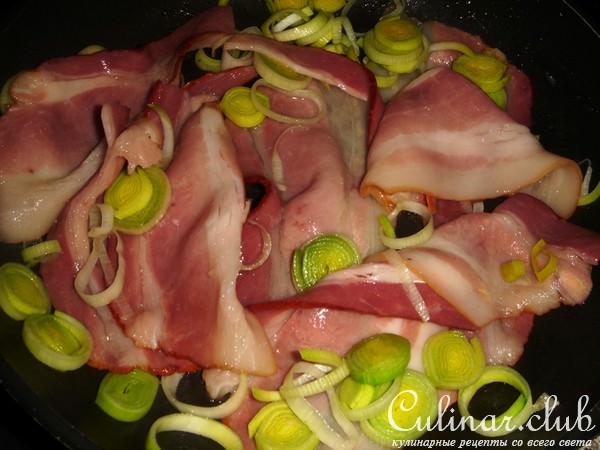 Картофельная запеканка с луком пореем и не только...