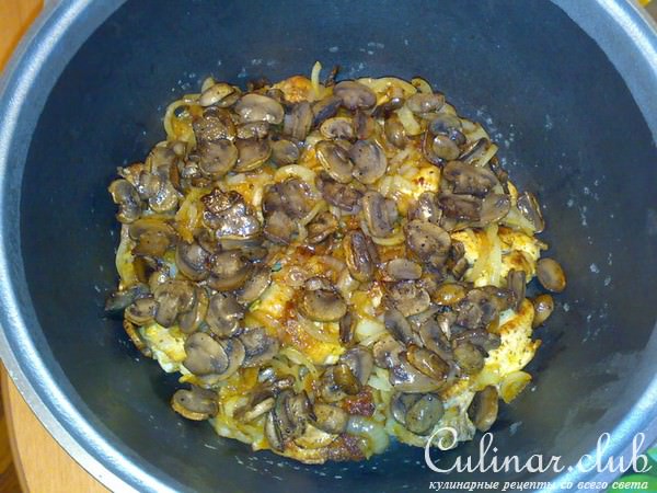 курица с шампиньонами