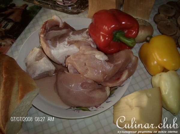 Рулет "Мозаика"