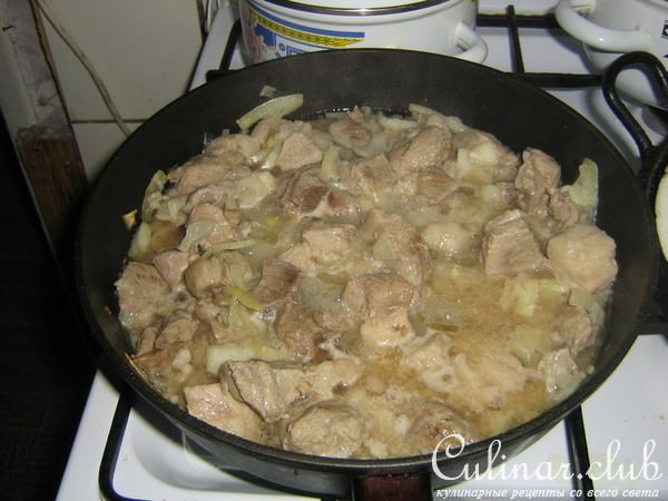 Мясо по-гречески