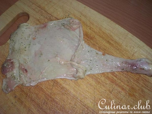 Фаршированные окорочка.
