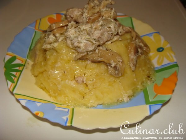 Курица с грибами ( вариант)