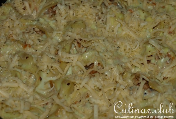 Лумакони с мясной начинкой