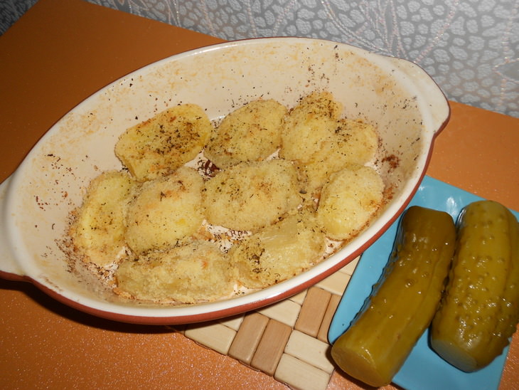 Хрустящая картошечка с манкой