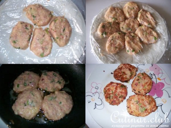 Необычные ДРАНИКИ - КОТЛЕТЫ С СЫРОМ, СОСИСКАМИ И БЕКОНОМ