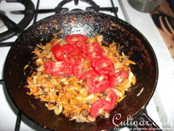 Гречка с овощами и курицей