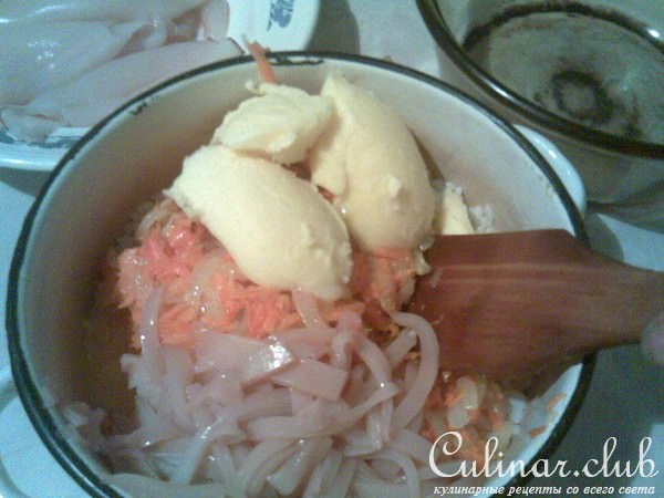 Фаршированные кальмары (вариант)