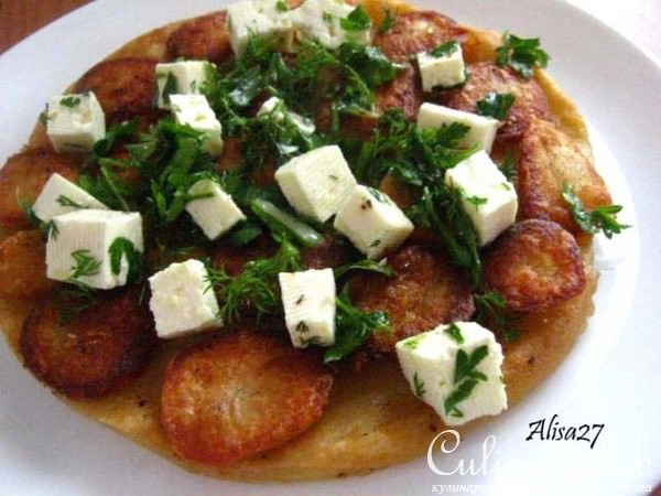 Тарт с картофелем и сыром