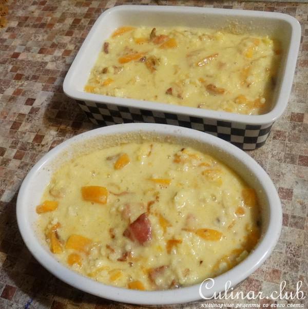 Тыквенно-пшённая запеканка.