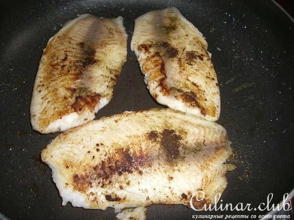 Вкусная рыбка в оранжевой подливке!