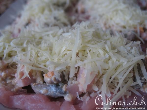 Мясо под нежной шубкой