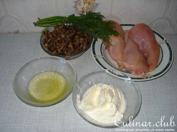 Курица " В снегу "